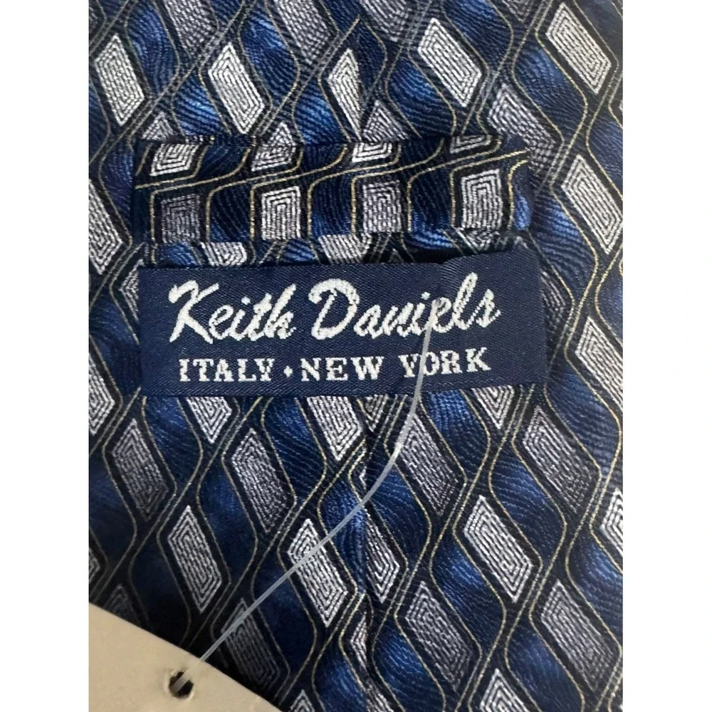 Kieth Daniels‎ Mens Silk Tie Luxe Old Money Quiet Luxury Preppy Formal New